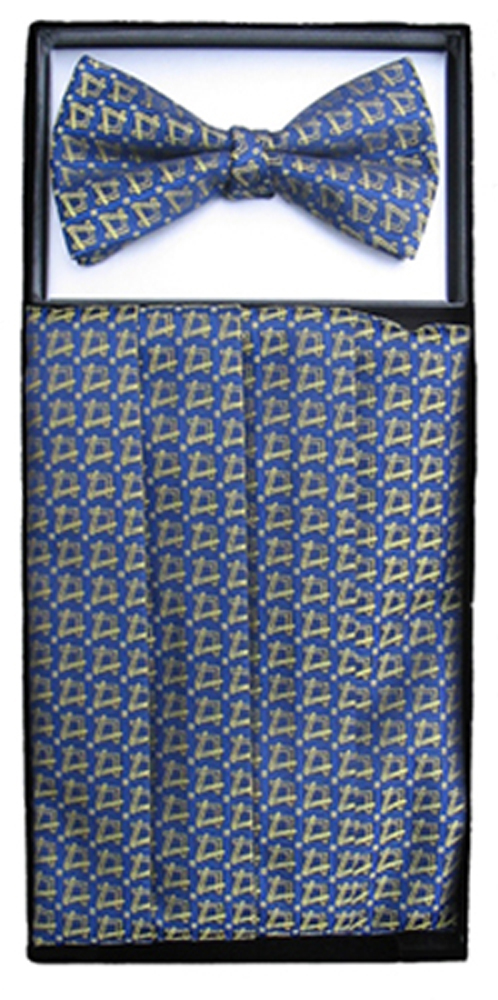 Masonic Cummerbund & Bow Tie Set